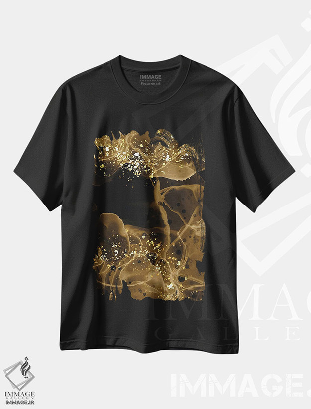 تیشرت طرح دار دود ساتن III اثر آرسی بسی | فروشگاه ایماژ