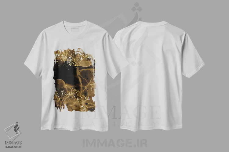 تیشرت طرح دار دود ساتن III اثر آرسی بسی | immage.ir