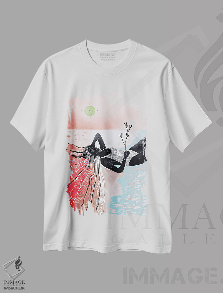 تیشرت طرح دار آغازهای نو، دکور بوهمی اثر امبر سامرست | immage.ir