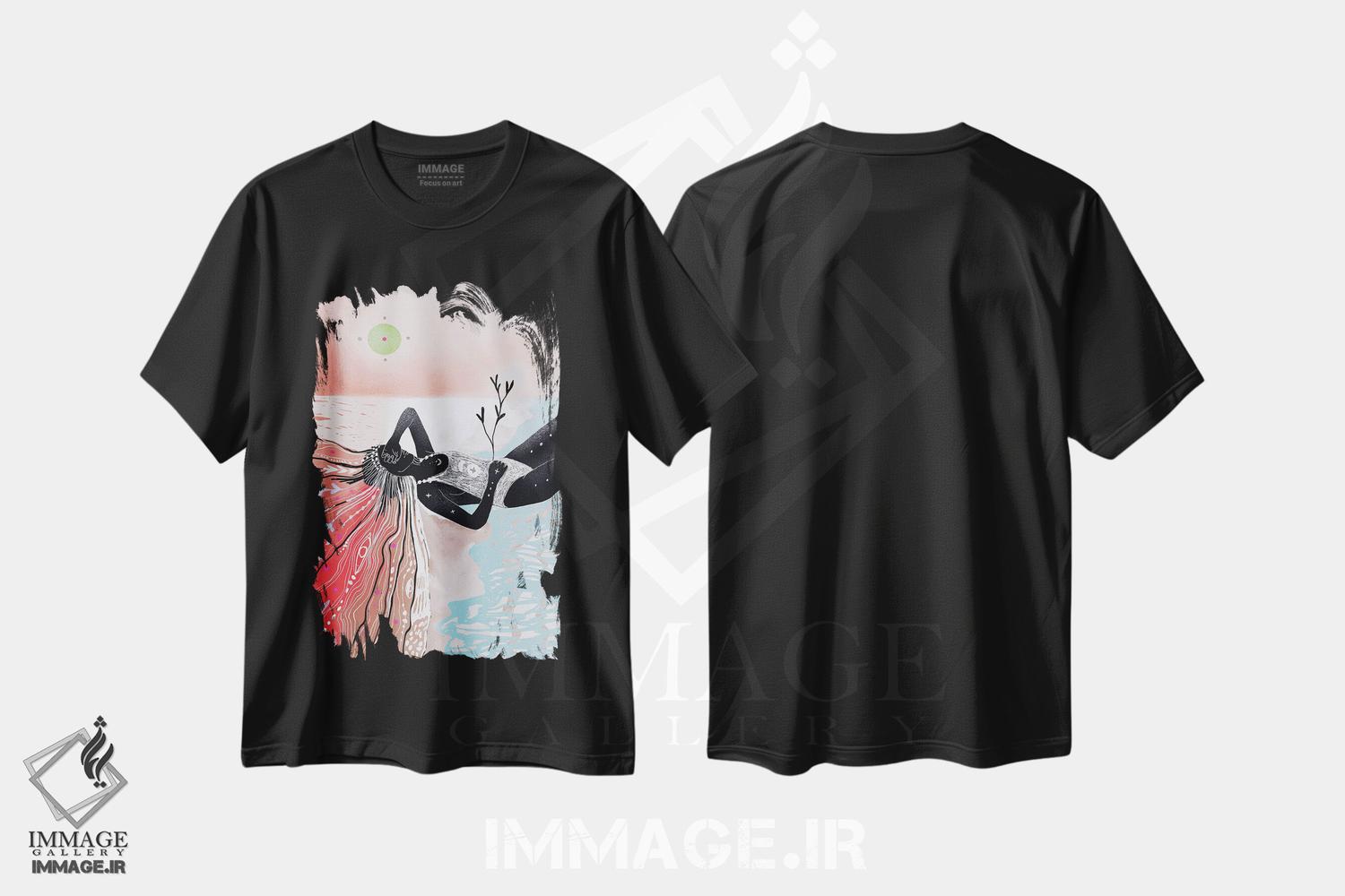 تیشرت طرح دار آغازهای نو، دکور بوهمی اثر امبر سامرست | فروشگاه ایماژ