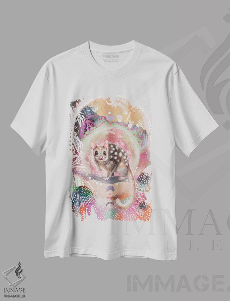 تیشرت طرح دار کوال، تزئینی اثر امبر سامرست | immage.ir