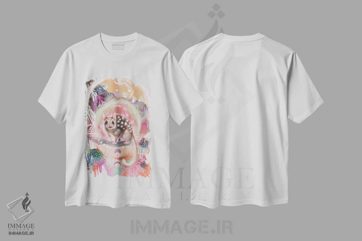 تیشرت طرح دار کوال، تزئینی اثر امبر سامرست | immage.ir
