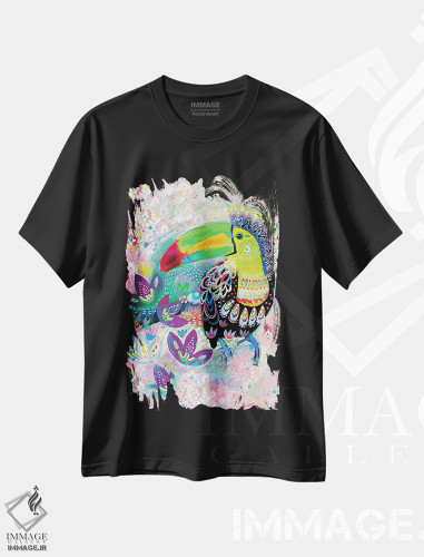 تیشرت طرح دار توکان تالاوا، تزئینی اثر امبر سامرست | فروشگاه ایماژ