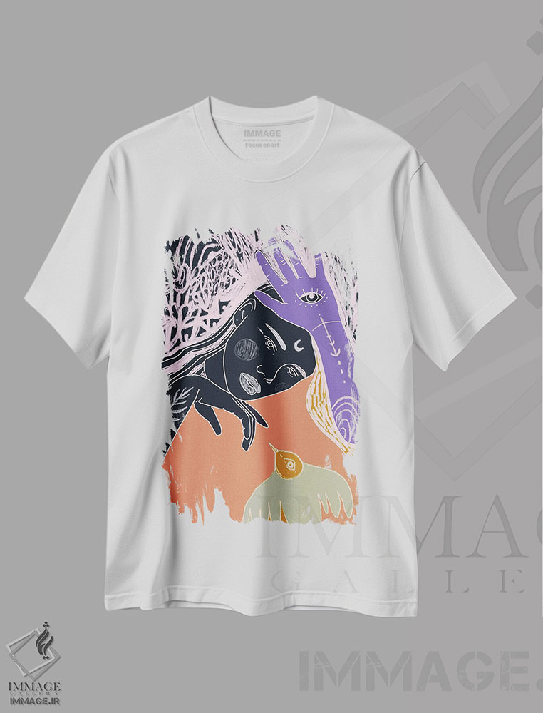تیشرت طرح دار رویابین، دکور بوهمی اثر امبر سامرست | immage.ir