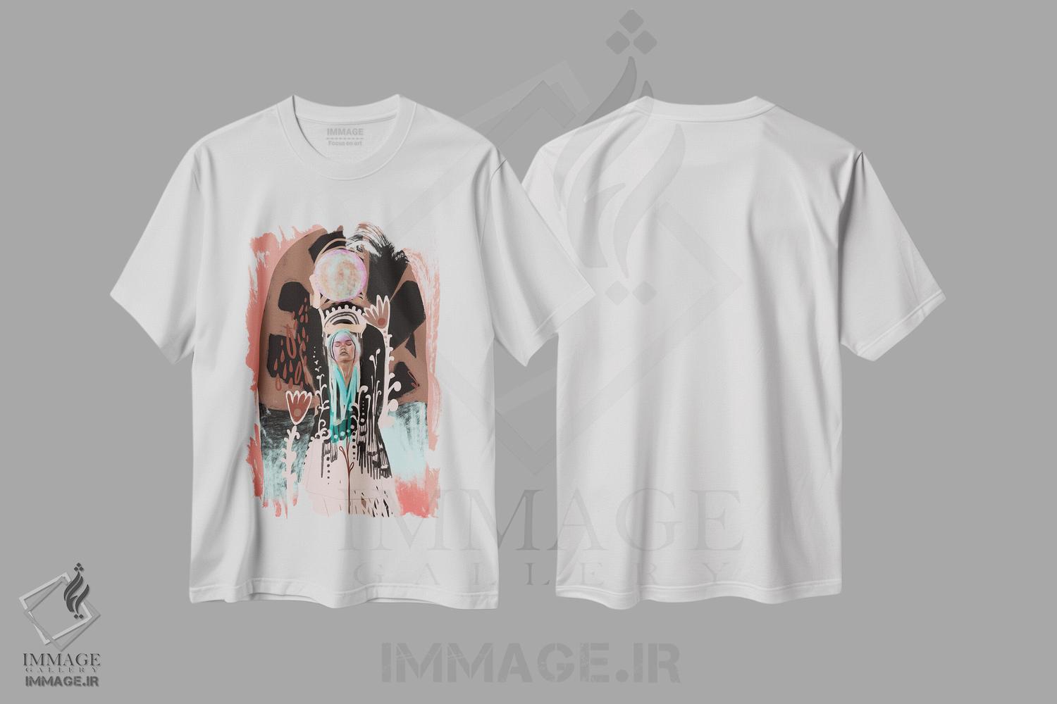 تیشرت طرح دار ماه کولی، دکور بوهمی اثر امبر سامرست | immage.ir