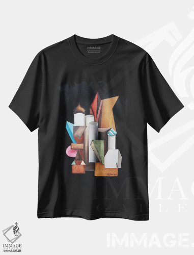 تیشرت طرح دار قدم زنی های سن پترزبورگ، هنر فاخر معاصر اثر الکساندر تریفونوف | فروشگاه ایماژ