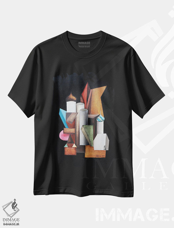 تیشرت طرح دار قدم زنی های سن پترزبورگ، هنر فاخر معاصر اثر الکساندر تریفونوف | فروشگاه ایماژ