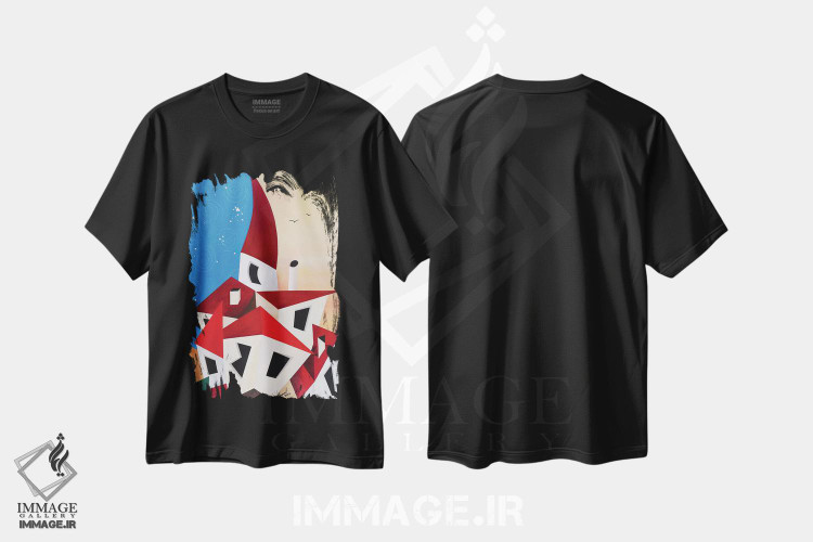 تیشرت طرح دار شهر شگفت انگیز، هنر فاخر معاصر اثر الکساندر تریفونوف | فروشگاه ایماژ