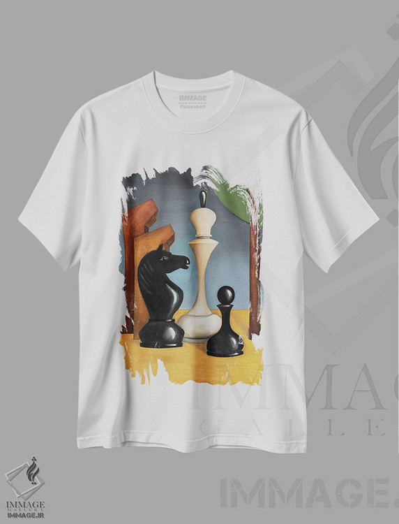 تیشرت طرح دار اسب سیاه، دکوراسیون جایگزین اثر الکساندر تریفونوف | immage.ir