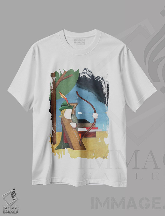 تیشرت طرح دار رابین هود، هنر فاخر معاصر اثر الکساندر تریفونوف | immage.ir