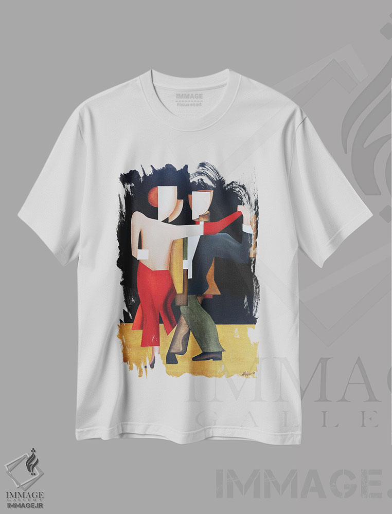 تیشرت طرح دار تانگو ۲۰۲۱، هنر فاخر معاصر اثر الکساندر تریفونوف | immage.ir
