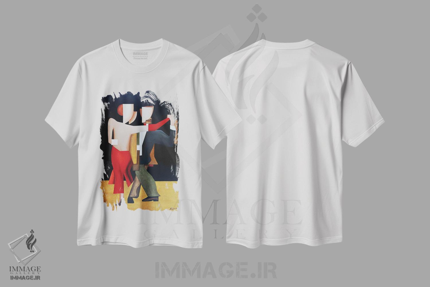 تیشرت طرح دار تانگو ۲۰۲۱، هنر فاخر معاصر اثر الکساندر تریفونوف | immage.ir