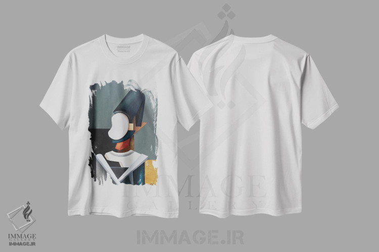 تیشرت طرح دار پرتره قرن پانزدهمی پترس کریستوس، هنر فاخر معاصر اثر الکساندر تریفونوف | immage.ir