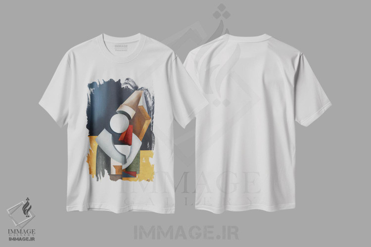 تیشرت طرح دار پرتره قرن پانزدهمی هانس مم لینگ، هنر فاخر معاصر اثر الکساندر تریفونوف | immage.ir