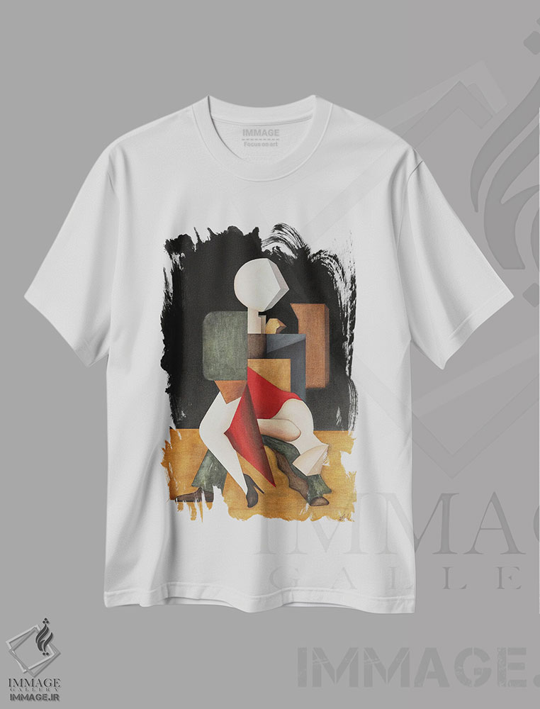 تیشرت طرح دار تانگوآنگو، هنر فاخر معاصر اثر الکساندر تریفونوف | immage.ir