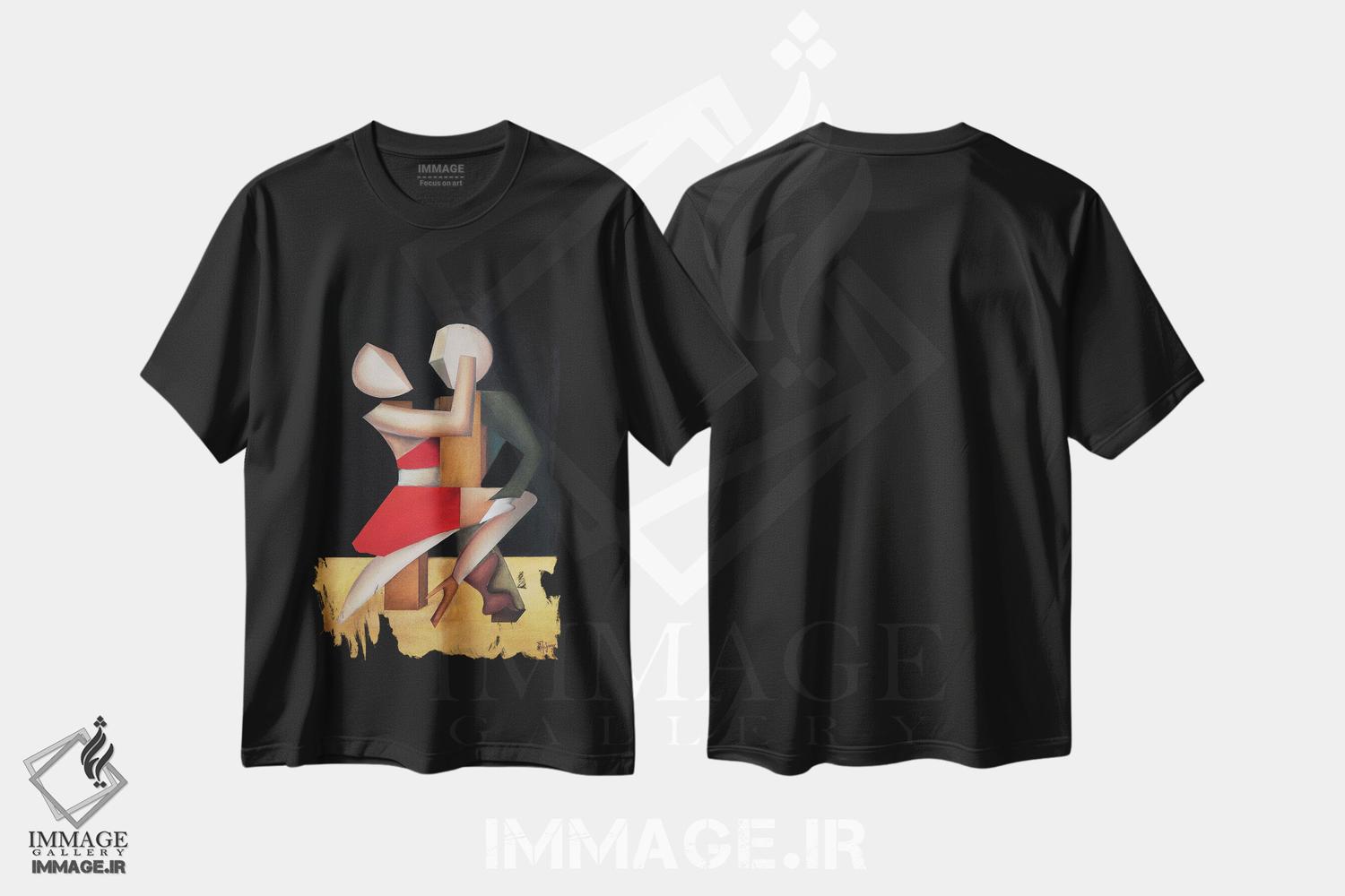 تیشرت طرح دار رقص، دکور معاصر اثر الکساندر تریفونوف | فروشگاه ایماژ