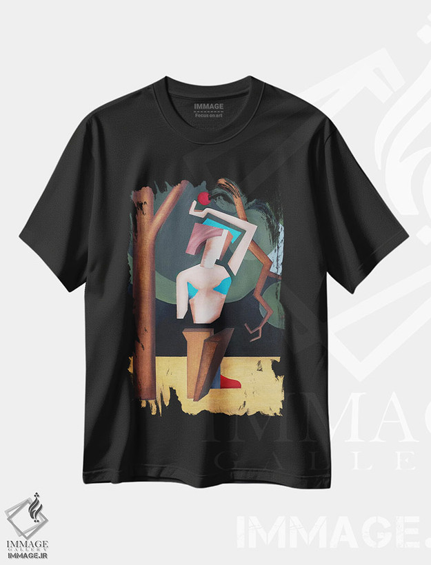 تیشرت طرح دار عصر، دکور معاصر اثر الکساندر تریفونوف | فروشگاه ایماژ