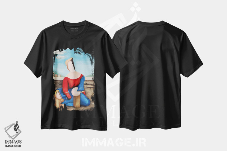 تیشرت طرح دار راه مخفی، دکور معاصر اثر الکساندر تریفونوف | فروشگاه ایماژ