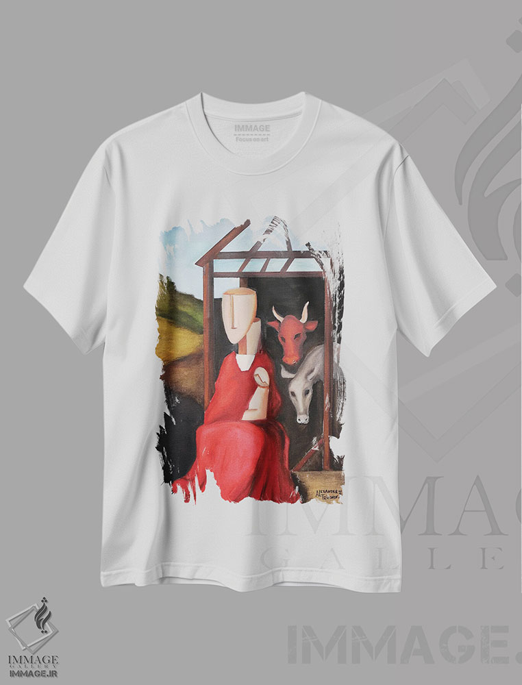 تیشرت طرح دار خانواده من، دکور معاصر اثر الکساندر تریفونوف | immage.ir