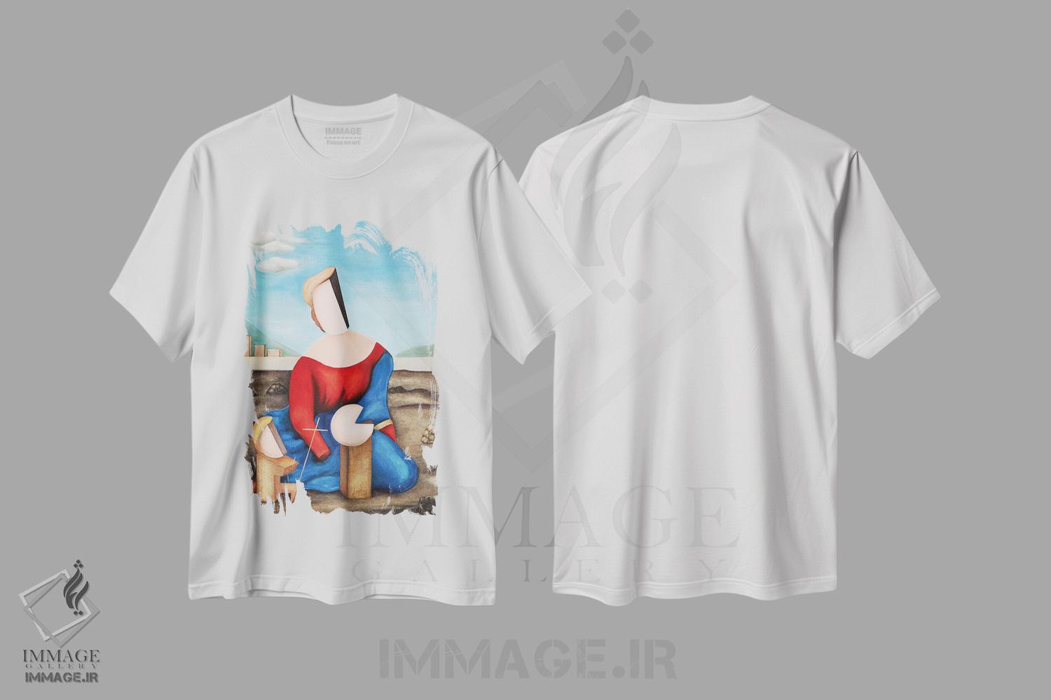 تیشرت طرح دار راه مخفی، دکور معاصر اثر الکساندر تریفونوف | immage.ir