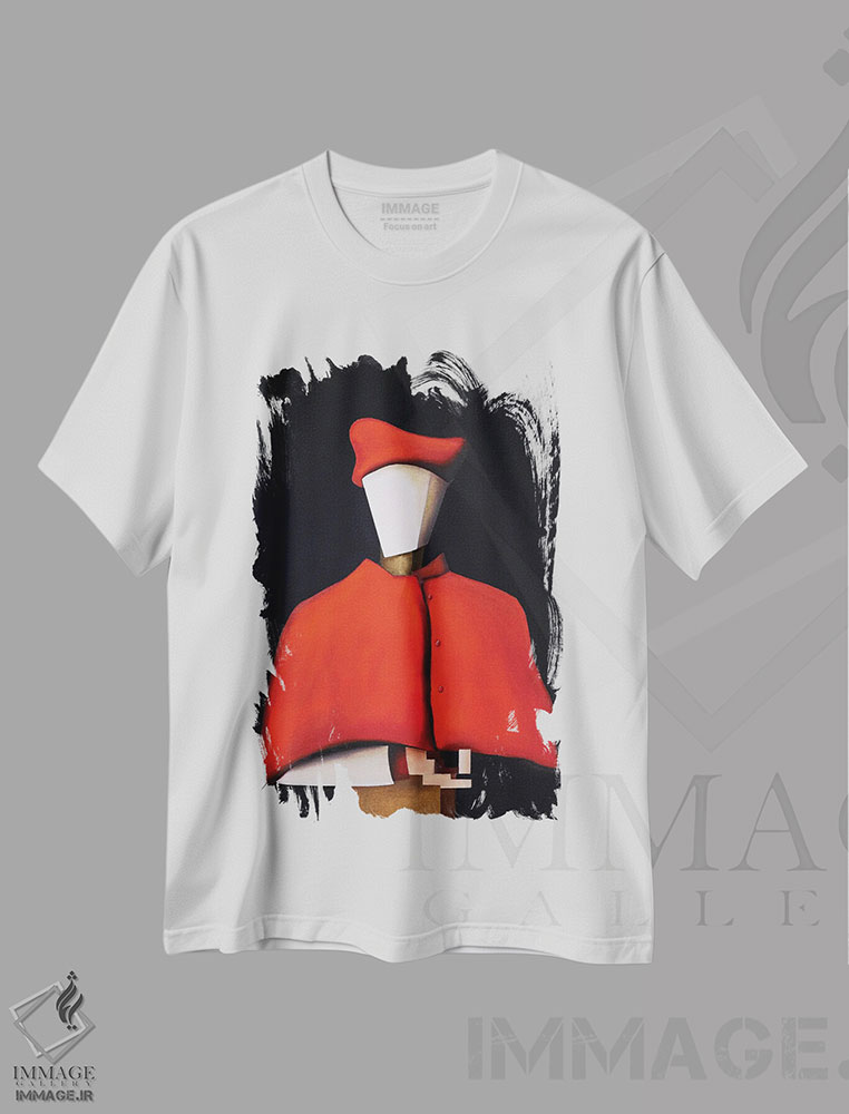 تیشرت طرح دار کاردینال II، دکور معاصر اثر الکساندر تریفونوف | immage.ir