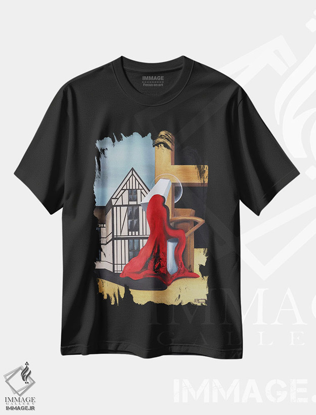 تیشرت طرح دار ژاندارک، دکور معاصر اثر الکساندر تریفونوف | فروشگاه ایماژ