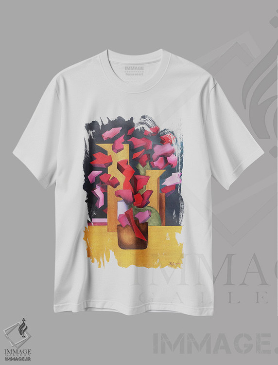 تیشرت طرح دار دسته گل، هنر فاخر معاصر اثر الکساندر تریفونوف | immage.ir