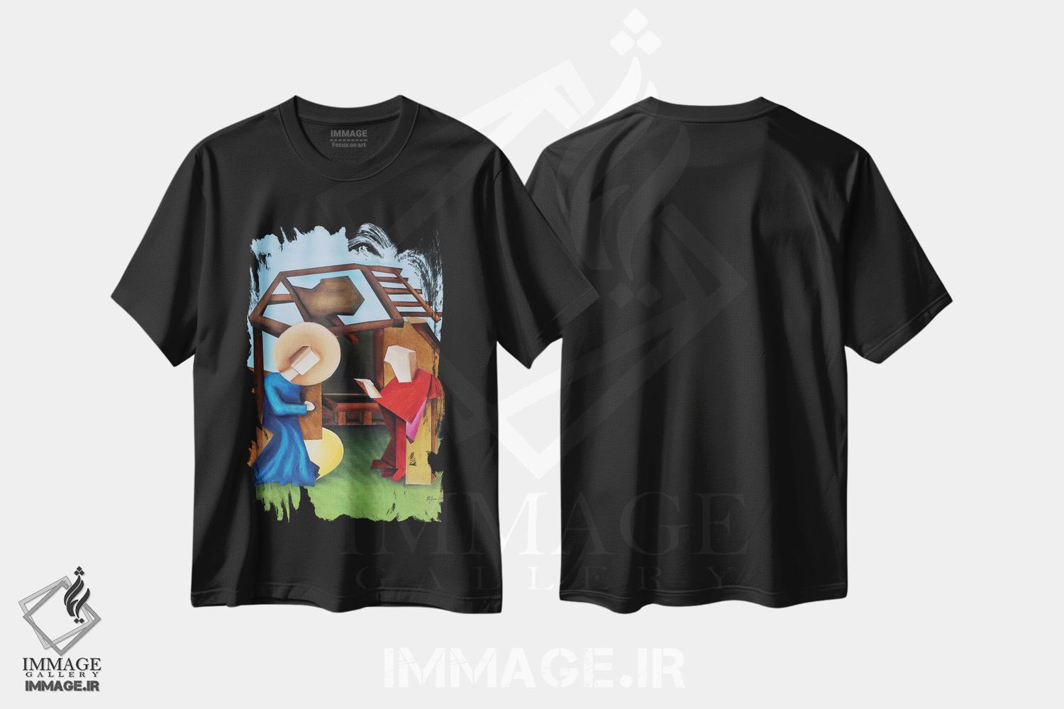 تیشرت طرح دار افسون، هنر فاخر معاصر اثر الکساندر تریفونوف | فروشگاه ایماژ