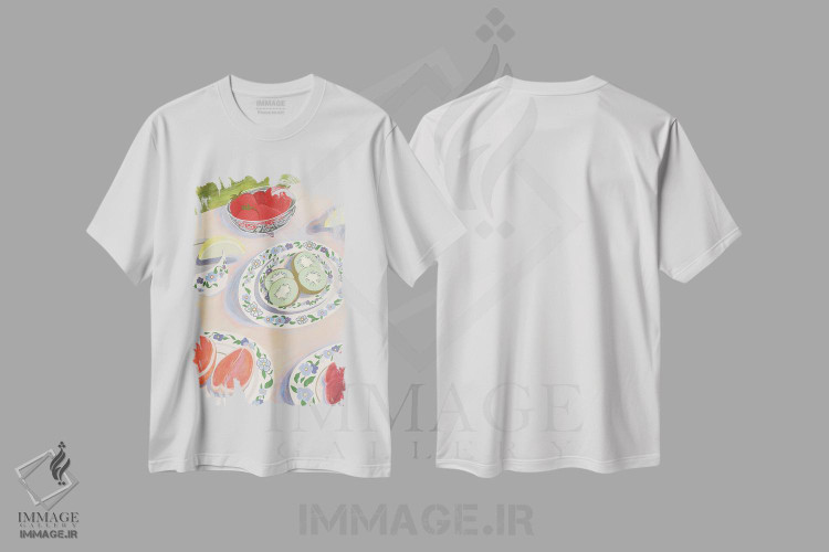 تیشرت طرح دار پیک نیک، تزئینی اثر آرتی گوآوا | immage.ir