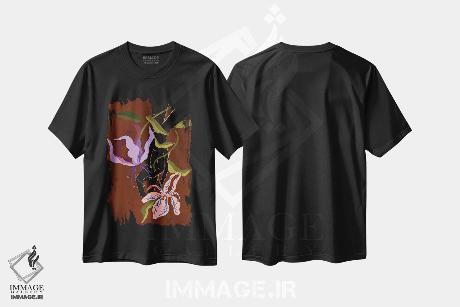 تیشرت طرح دار درهم تنیده III، تزئینی اثر آرتی گوآوا | فروشگاه ایماژ