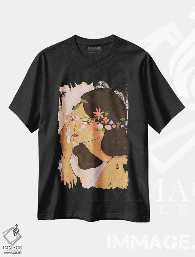 تیشرت طرح دار فرزند زمین، دکور بوهمی اثر آرتی گوآوا | فروشگاه ایماژ