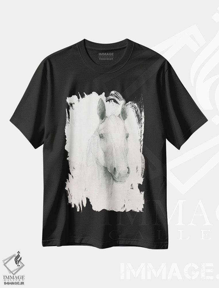 تیشرت طرح دار رومئو، دکور روستایی اثر اِیوری تیلمن | فروشگاه ایماژ