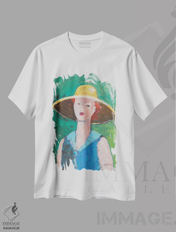 تیشرت طرح دار پرترهٔ بازار کهنه فروشان II، دکور معاصر اثر اِیوری تیلمن | immage.ir