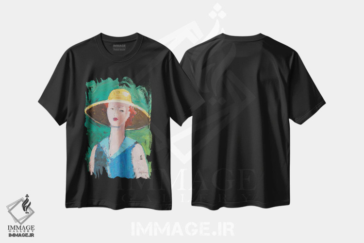 تیشرت طرح دار پرترهٔ بازار کهنه فروشان II، دکور معاصر اثر اِیوری تیلمن | فروشگاه ایماژ