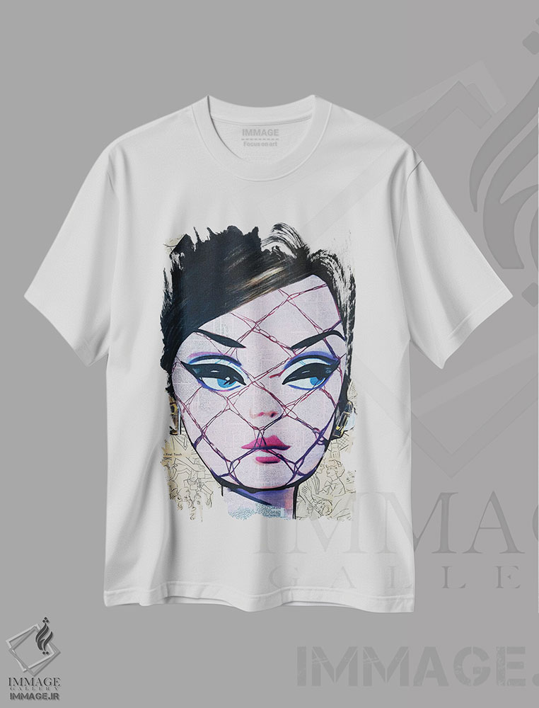 تیشرت طرح دار طعمی شبیه پپسی کولا دارد، مدیوم اثر آنی ترازو | immage.ir