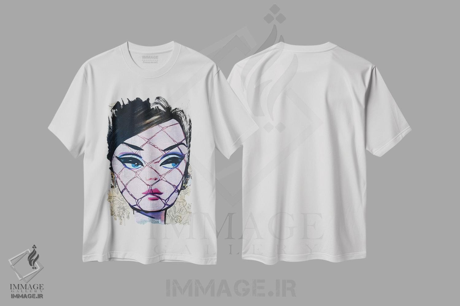 تیشرت طرح دار طعمی شبیه پپسی کولا دارد، مدیوم اثر آنی ترازو | immage.ir