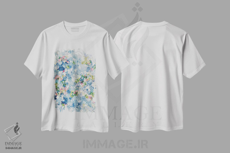 تیشرت طرح دار ریشه دار، آبستره اثر آماندا توپـه | immage.ir
