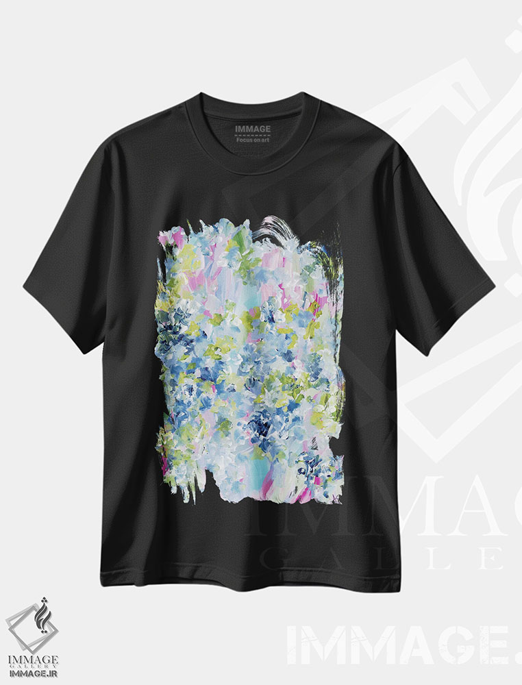 تیشرت طرح دار محکم بچسب I، آبستره اثر آماندا توپـه | فروشگاه ایماژ