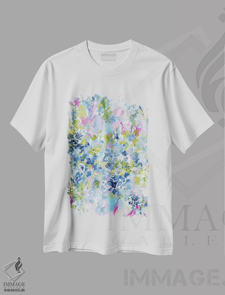 تیشرت طرح دار محکم بچسب I، آبستره اثر آماندا توپـه | immage.ir