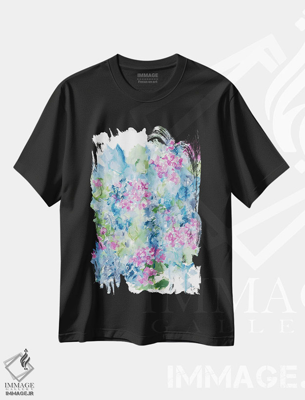 تیشرت طرح دار داستانت را برایم تعریف کن، آبستره اثر آماندا توپـه | فروشگاه ایماژ