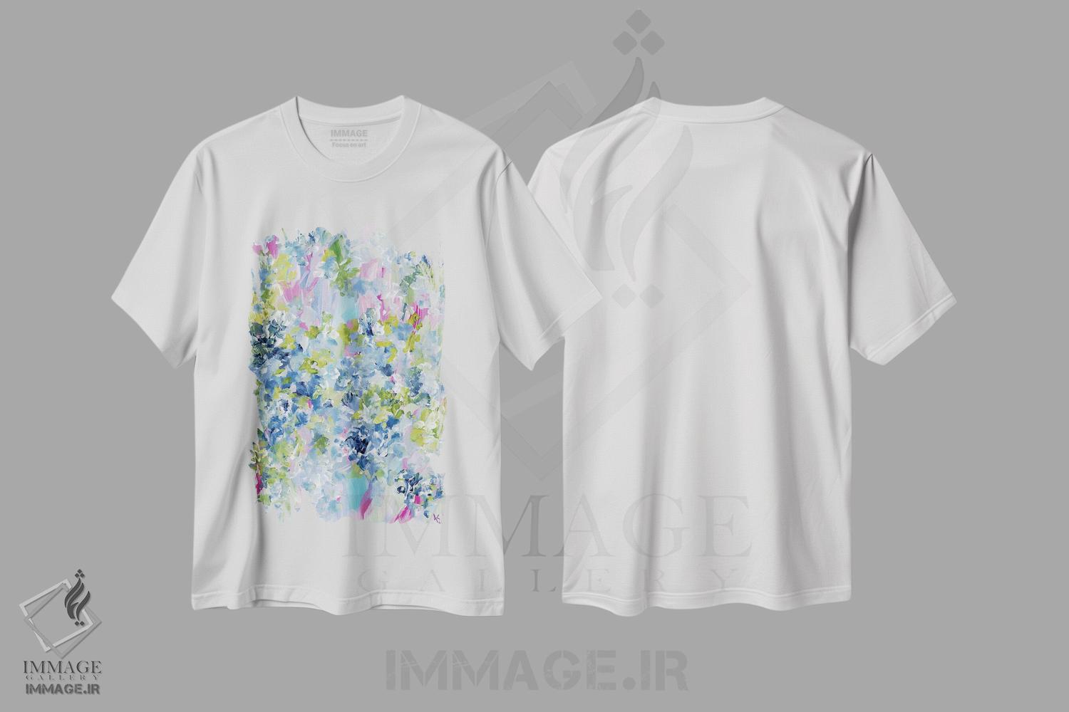 تیشرت طرح دار محکم بچسب I، آبستره اثر آماندا توپـه | immage.ir