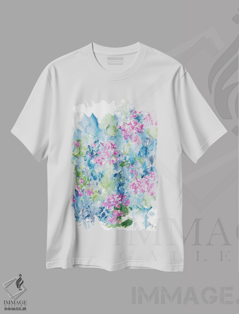 تیشرت طرح دار داستانت را برایم تعریف کن، آبستره اثر آماندا توپـه | immage.ir