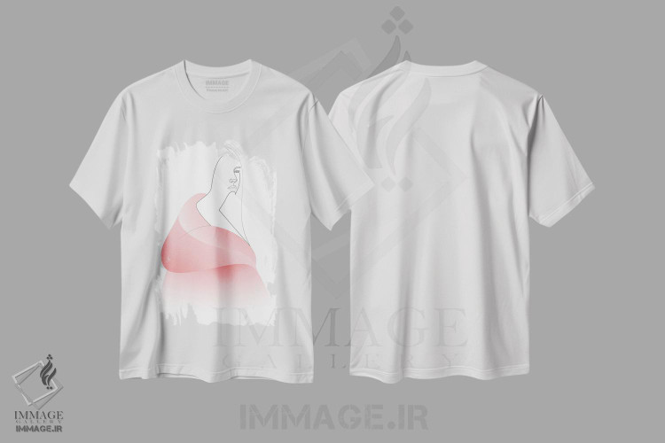 تیشرت طرح دار پردهٔ گلدار، تزئینی اثر ادیلوم | immage.ir