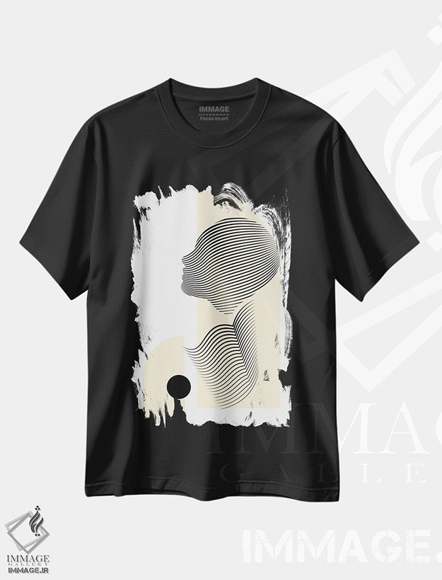 تیشرت طرح دار LSBA 213، تزئینی اثر ادیلوم | فروشگاه ایماژ