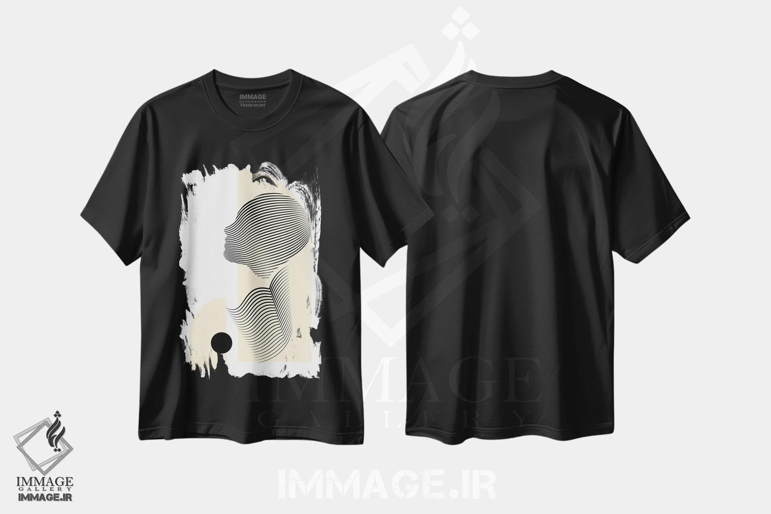 تیشرت طرح دار LSBA 213، تزئینی اثر ادیلوم | فروشگاه ایماژ