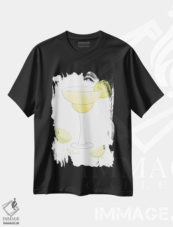 تیشرت طرح دار مارگاریتا، تزئینی اثر ادیلوم | فروشگاه ایماژ