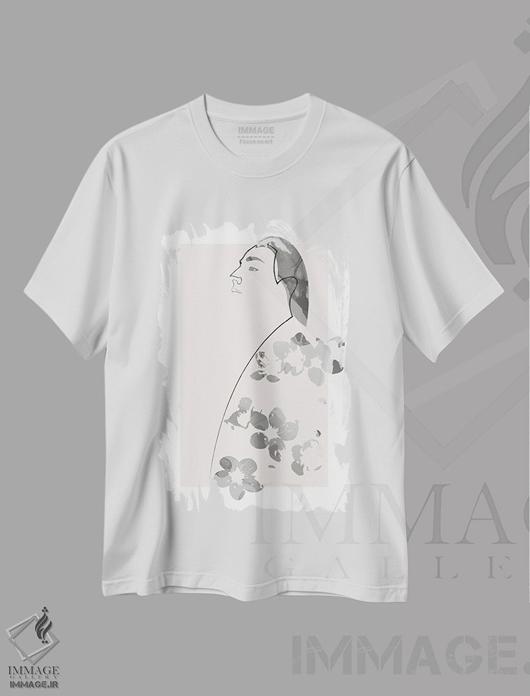 تیشرت طرح دار شرقی، تزئینی اثر ادیلوم | immage.ir