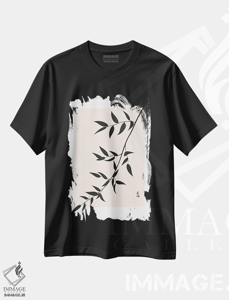 تیشرت طرح دار مربع پاستلی، تزئینی اثر ادیلوم | فروشگاه ایماژ