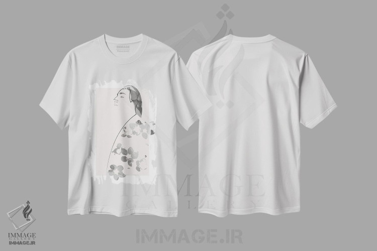 تیشرت طرح دار شرقی، تزئینی اثر ادیلوم | immage.ir