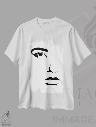 تیشرت طرح دار اتکا، هنر تزئینی سیاه و سفید اثر ادیلوم | فروشگاه ایماژ